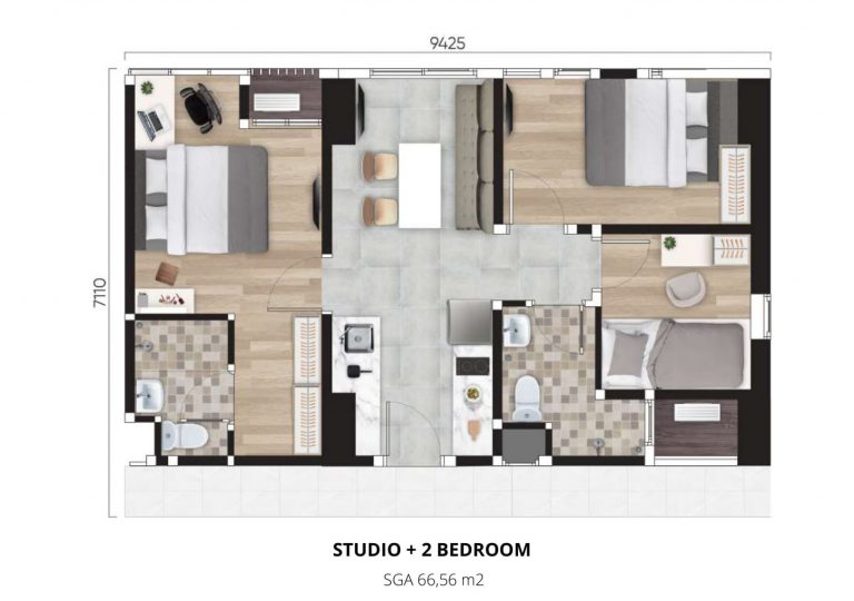modular apartment cibubur