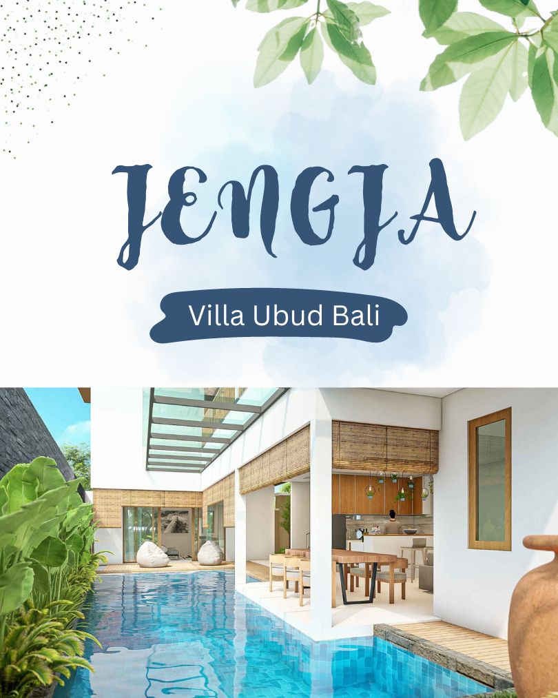 villa dijual fully furnished ubud bali dengan kolam renang