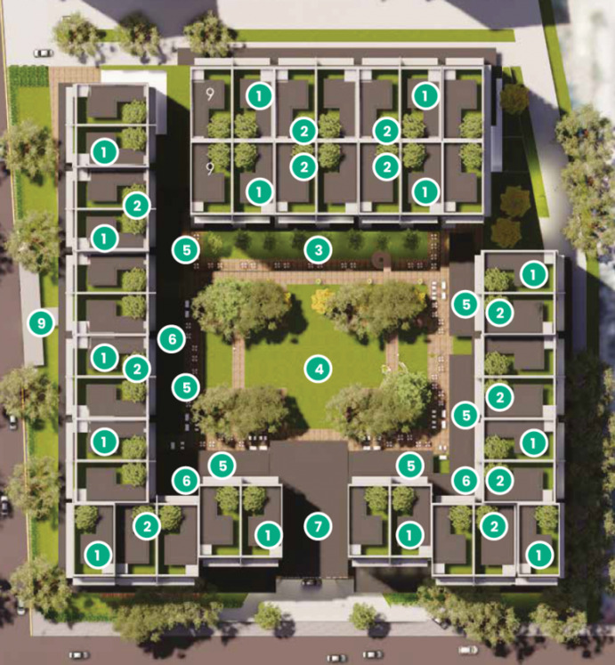 gedung kantor latumeten dijual