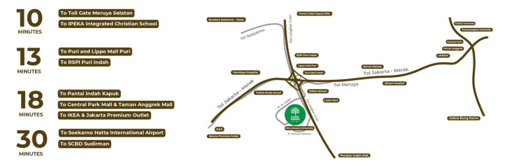 lokasi Pacific Garden Puri