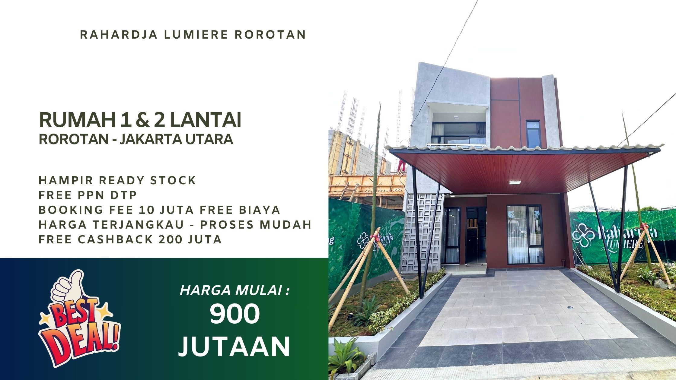 rahardja lumiere perumahan rorotan